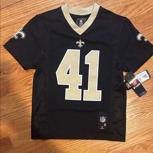 Nike Yourh Black and Gold KAMARA Jersey